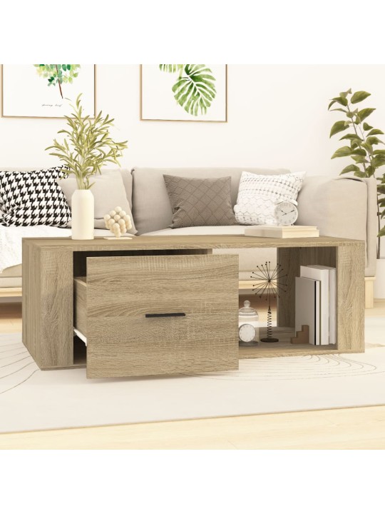 Konferenční stolek dub sonoma 100x50,5x35 cm kompozitní dřevo