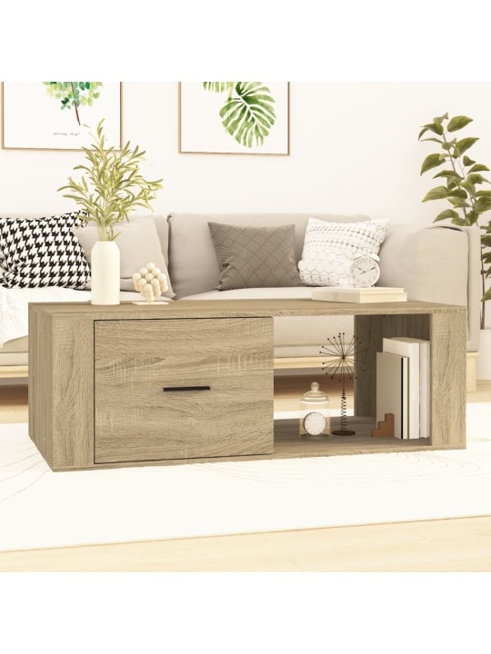 Konferenční stolek dub sonoma 100x50,5x35 cm kompozitní dřevo