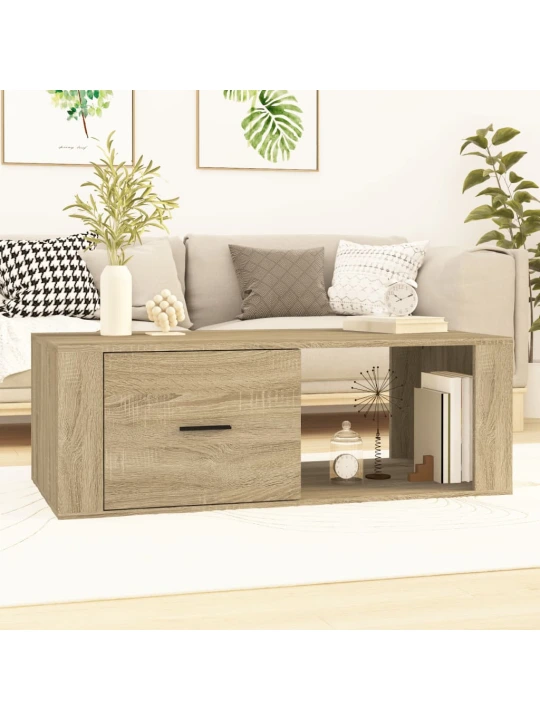 Konferenční stolek dub sonoma 100x50,5x35 cm kompozitní dřevo