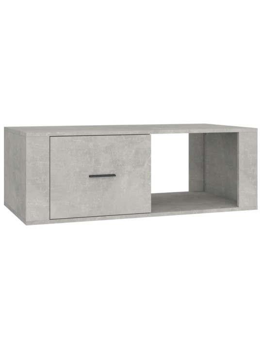 Konferenční stolek betonově šedý 100x50,5x35cm kompozitní dřevo