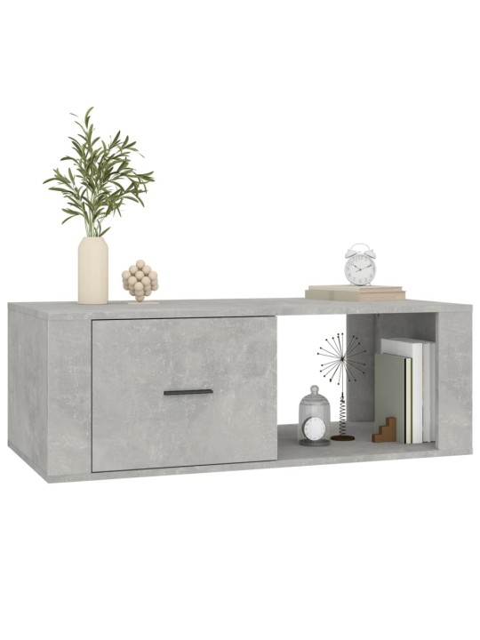 Konferenční stolek betonově šedý 100x50,5x35cm kompozitní dřevo