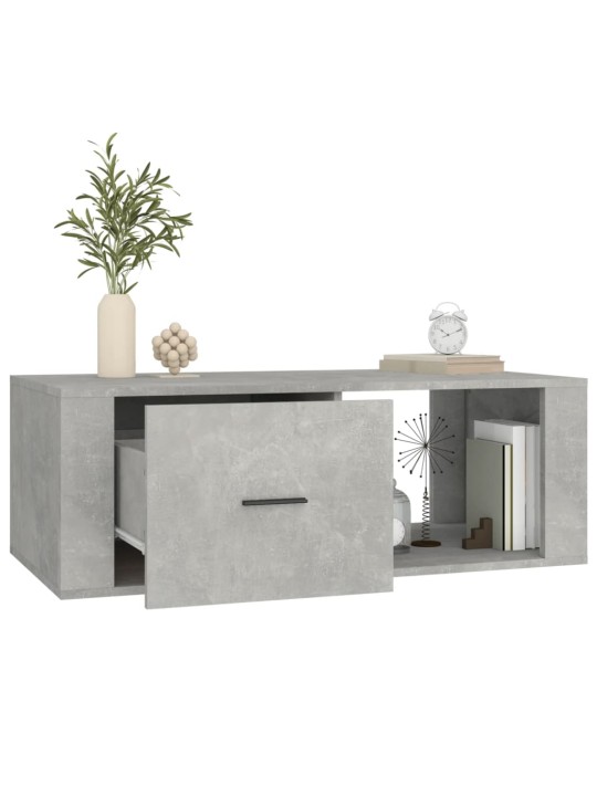 Konferenční stolek betonově šedý 100x50,5x35cm kompozitní dřevo