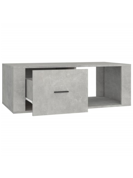 Konferenční stolek betonově šedý 100x50,5x35cm kompozitní dřevo