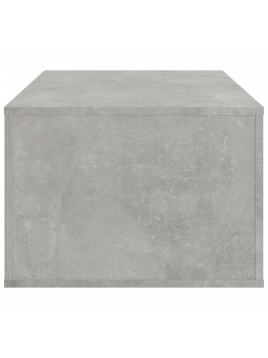 Konferenční stolek betonově šedý 100x50,5x35cm kompozitní dřevo