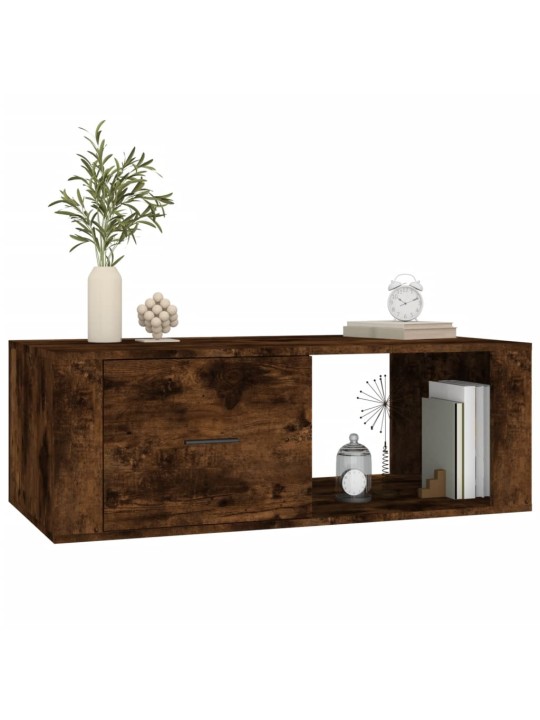Konferenční stolek kouřový dub 100x50,5x35 cm kompozitní dřevo