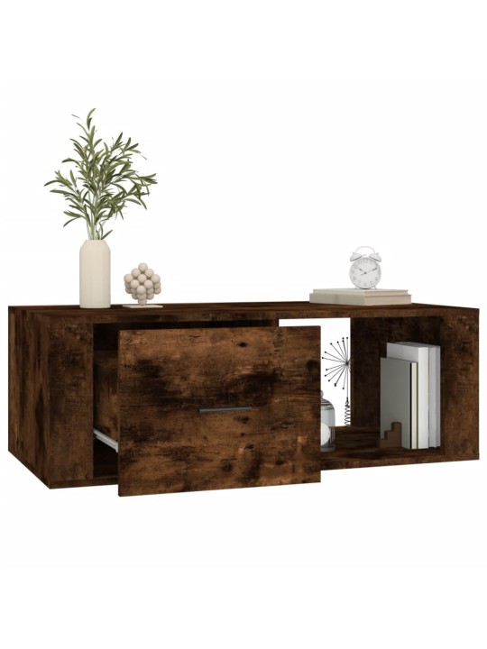 Konferenční stolek kouřový dub 100x50,5x35 cm kompozitní dřevo
