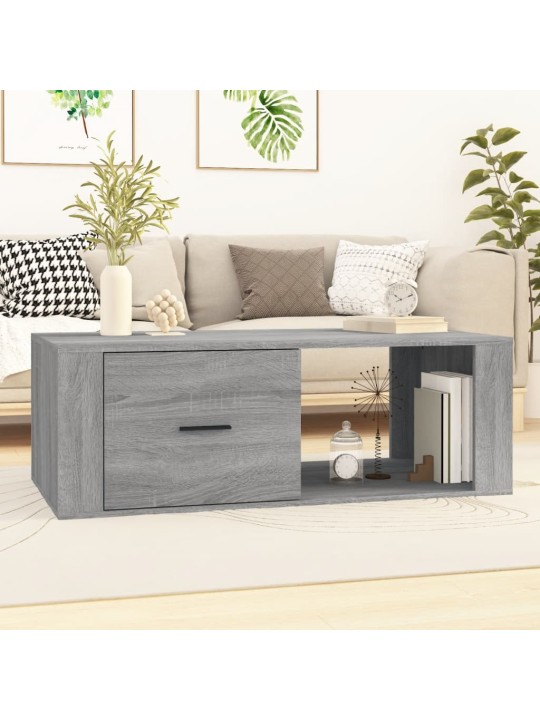 Konferenční stolek šedý sonoma 100x50,5x35 cm kompozitní dřevo