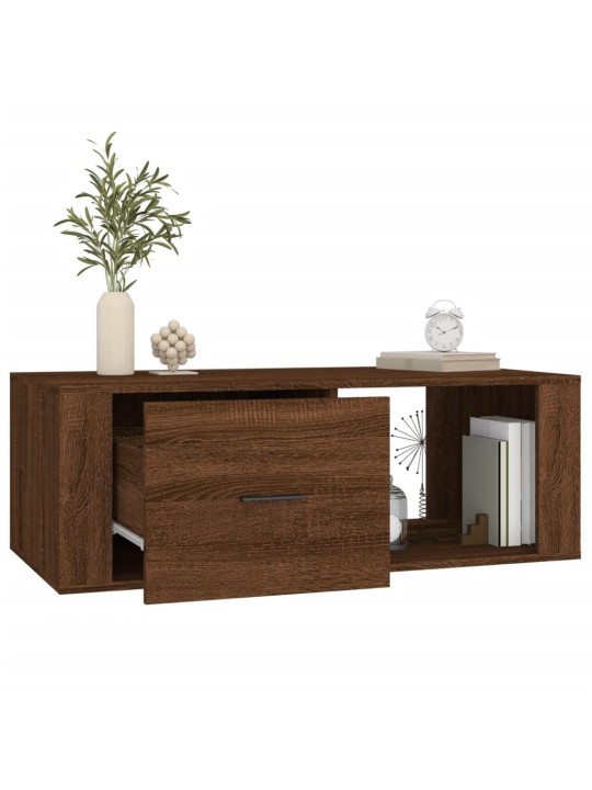 Konferenční stolek hnědý dub 100x50,5x35 cm kompozitní dřevo