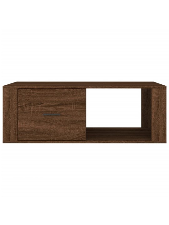 Konferenční stolek hnědý dub 100x50,5x35 cm kompozitní dřevo