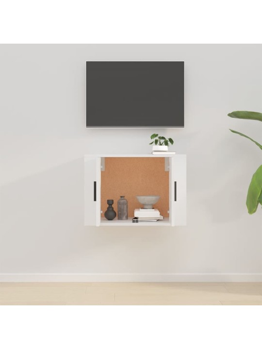 Nástěnná TV skříňka bílá 57 x 34,5 x 40 cm