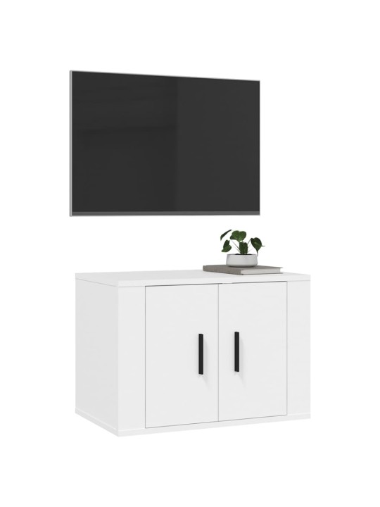 Nástěnná TV skříňka bílá 57 x 34,5 x 40 cm