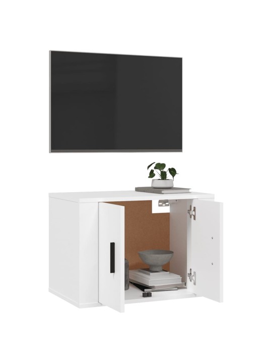 Nástěnná TV skříňka bílá 57 x 34,5 x 40 cm