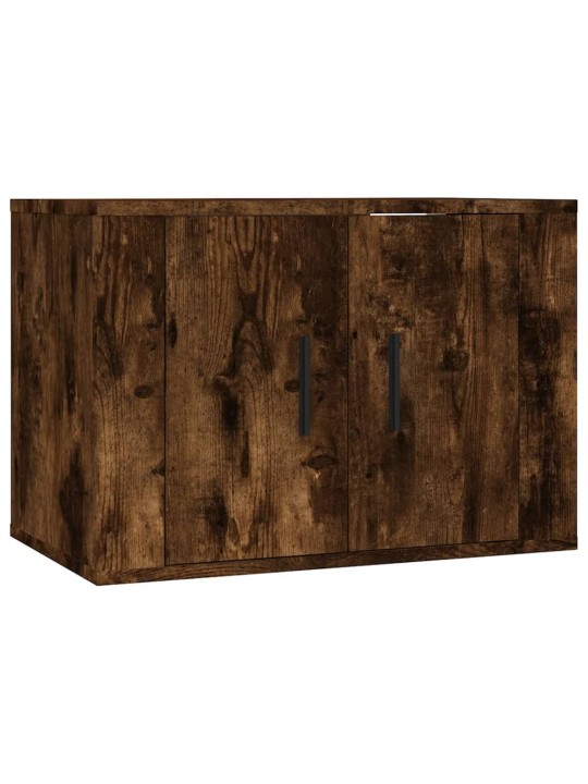 Nástěnná TV skříňka kouřový dub 57 x 34,5 x 40 cm