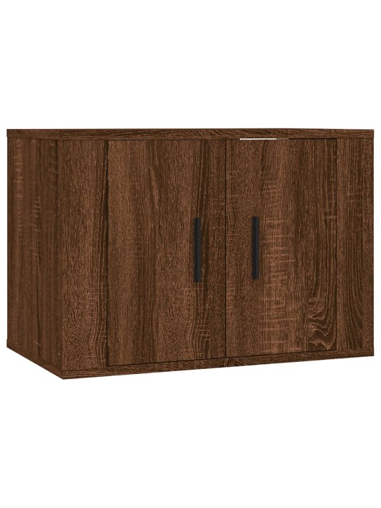 Nástěnná TV skříňka hnědý dub 57 x 34,5 x 40 cm