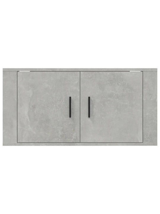 Nástěnná TV skříňka betonově šedá 80 x 34,5 x 40 cm
