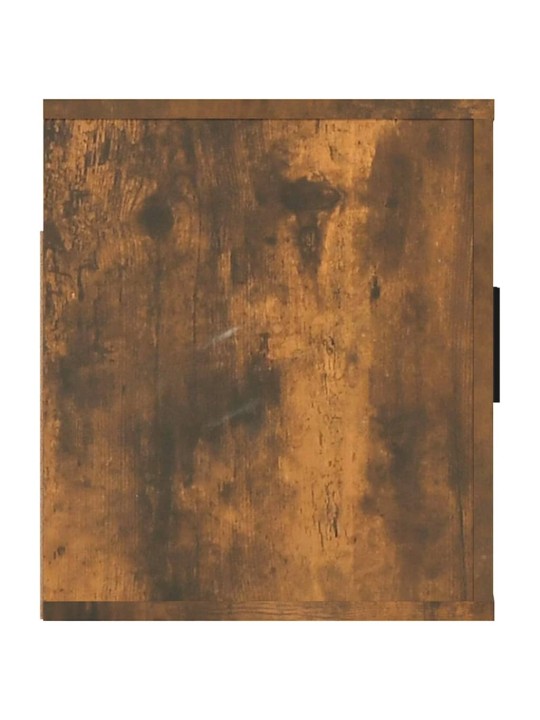 Nástěnná TV skříňka kouřový dub 80 x 34,5 x 40 cm