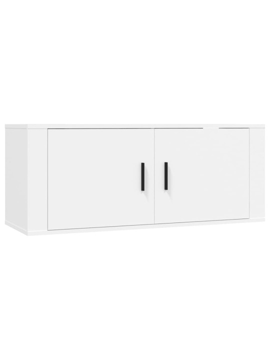 Nástěnná TV skříňka bílá 100x34,5x40 cm