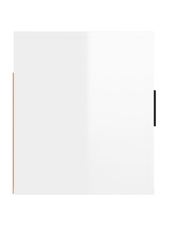 Nástěnná TV skříňka bílá s vysokým leskem 100x34,5x40 cm