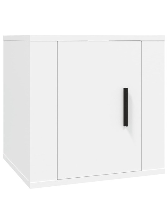 Nástěnné TV skříňky 2 ks bílé 40 x 34,5 x 40 cm