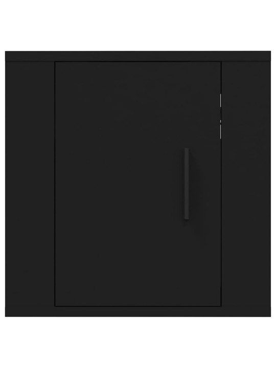Nástěnné TV skříňky 2 ks černé 40 x 34,5 x 40 cm