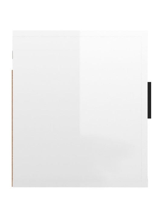 Nástěnná TV skříňka bílá s vysokým leskem 40 x 34,5 x 40 cm
