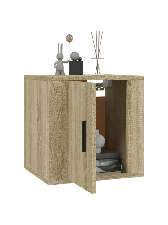 Nástěnné TV skříňky 2 ks dub sonoma 40 x 34,5 x 40 cm