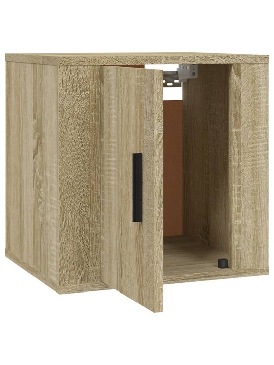 Nástěnné TV skříňky 2 ks dub sonoma 40 x 34,5 x 40 cm
