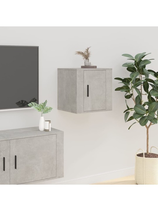 Nástěnná TV skříňka betonově šedá 40 x 34,5 x 40 cm