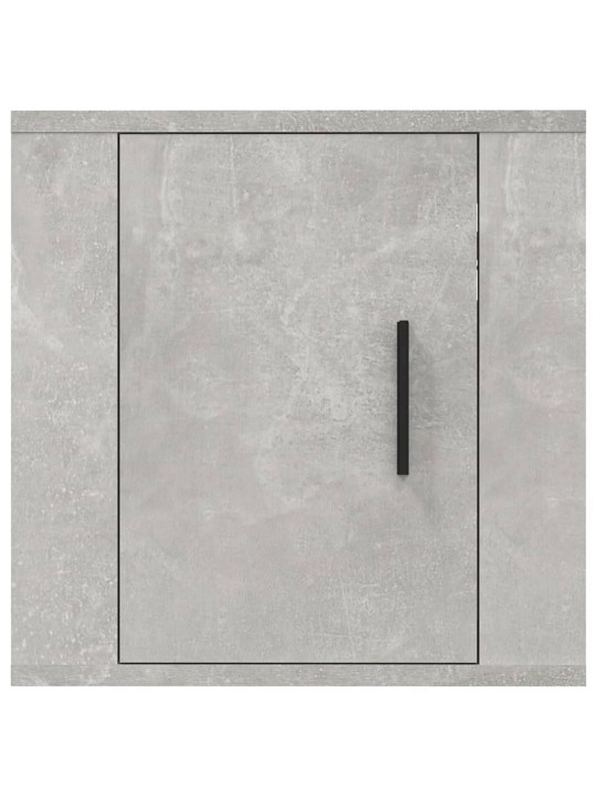 Nástěnné TV skříňky 2 ks betonově šedé 40 x 34,5 x 40 cm
