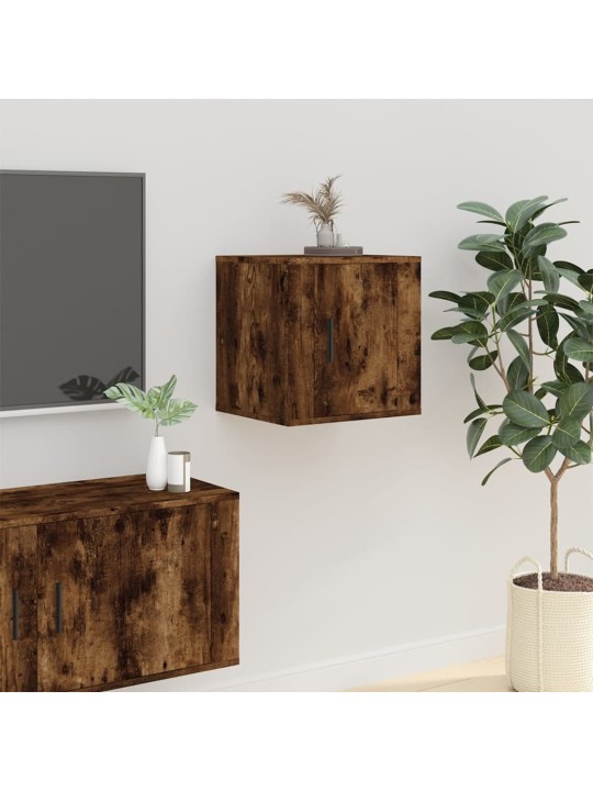 Nástěnná TV skříňka kouřový dub 40 x 34,5 x 40 cm