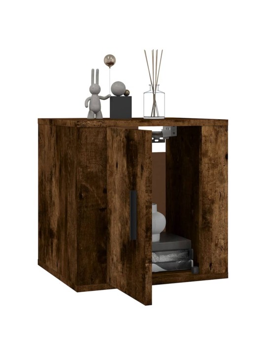 Nástěnné TV skříňky 2 ks kouřový dub 40 x 34,5 x 40 cm