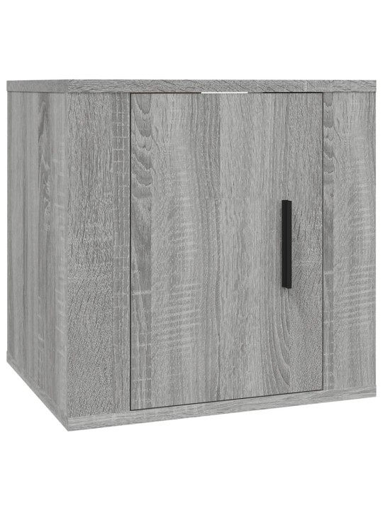 Nástěnné TV skříňky 2 ks šedé sonoma 40 x 34,5 x 40 cm