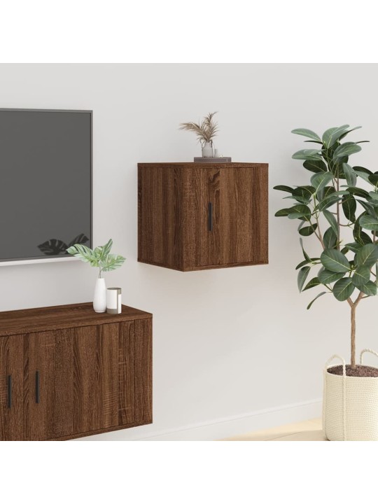 Nástěnná TV skříňka hnědý dub 40 x 34,5 x 40 cm