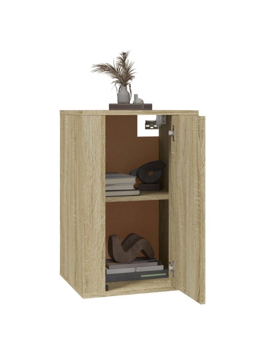 Nástěnné TV skříňky 2 ks dub sonoma 40 x 34,5 x 60 cm