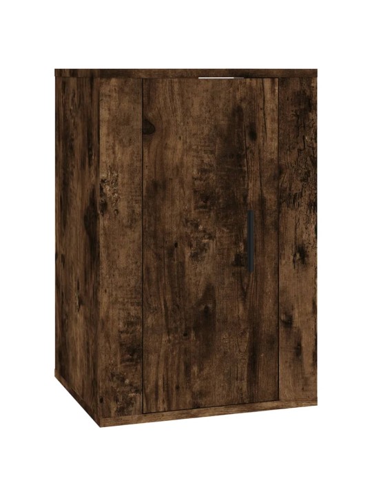 Nástěnné TV skříňky 2 ks kouřový dub 40 x 34,5 x 60 cm