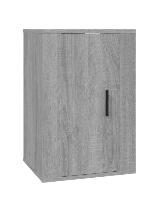 Nástěnné TV skříňky 2 ks šedé sonoma 40 x 34,5 x 60 cm
