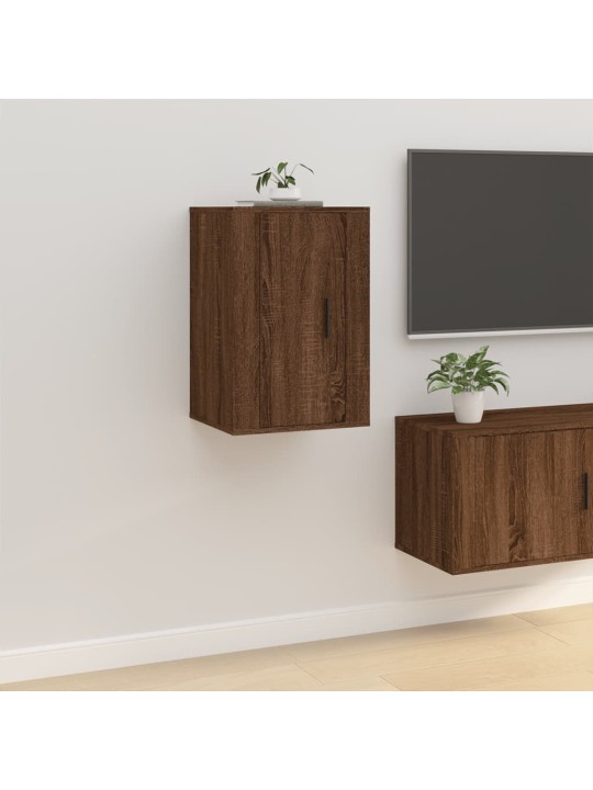 Nástěnná TV skříňka hnědý dub 40 x 34,5 x 60 cm
