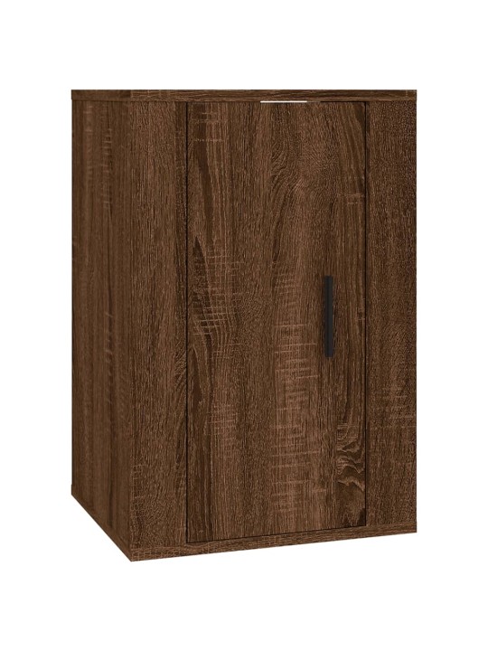 Nástěnné TV skříňky 2 ks hnědý dub 40 x 34,5 x 60 cm