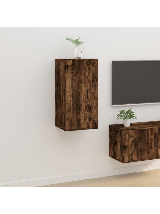 Nástěnná TV skříňka kouřový dub 40x34,5x80 cm