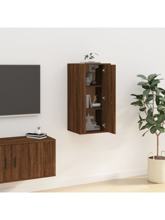 Nástěnná TV skříňka hnědý dub 40x34,5x80 cm