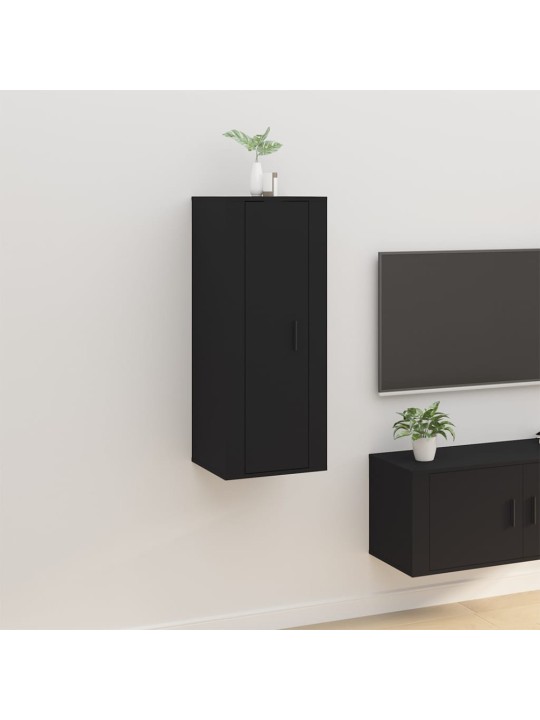 Nástěnná TV skříňka černá 40x34,5x100 cm