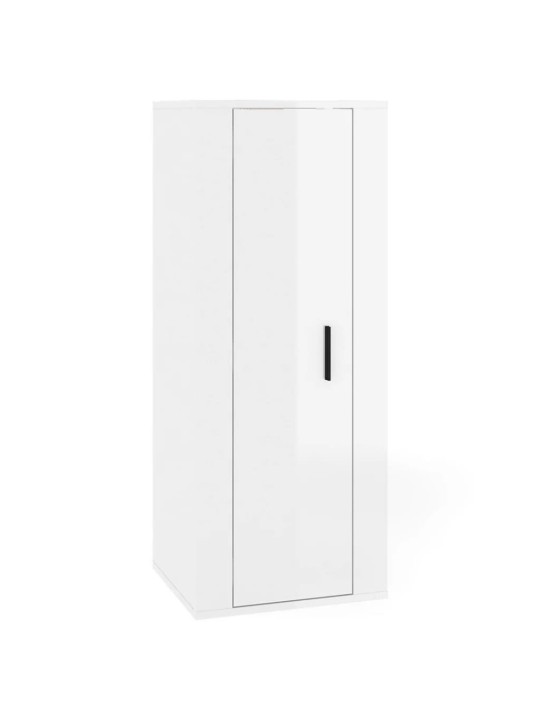 Nástěnná TV skříňka bílá s vysokým leskem 40x34,5x100 cm