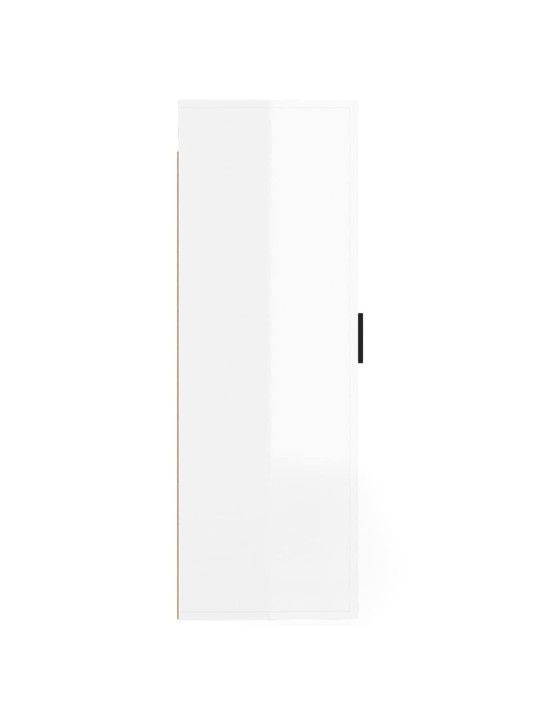 Nástěnná TV skříňka bílá s vysokým leskem 40x34,5x100 cm