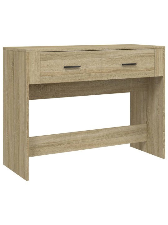 Konzolový stolek dub sonoma 100 x 39 x 75 cm kompozitní dřevo