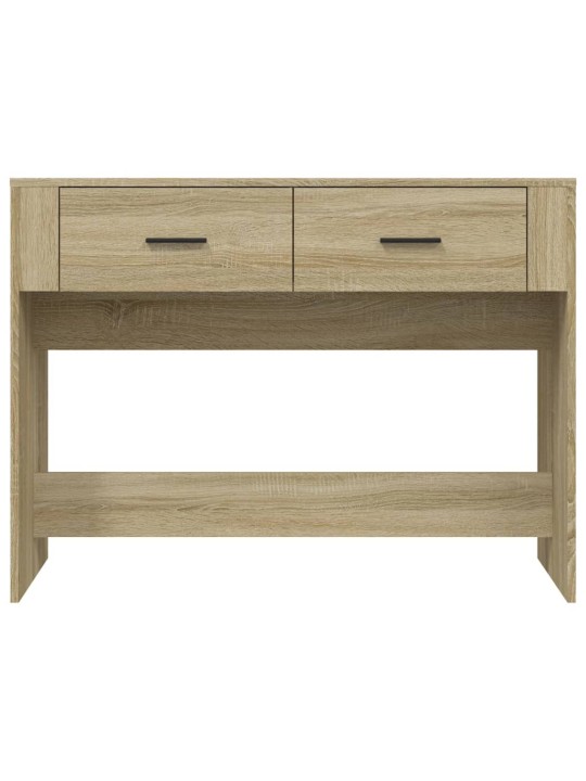 Konzolový stolek dub sonoma 100 x 39 x 75 cm kompozitní dřevo