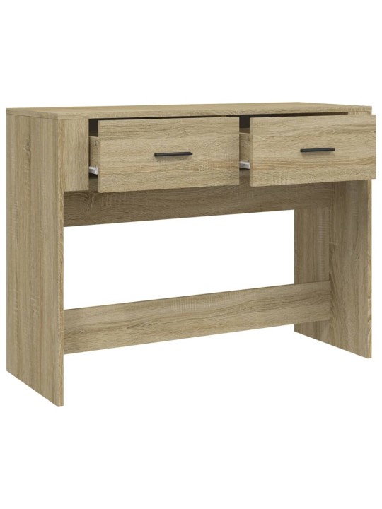 Konzolový stolek dub sonoma 100 x 39 x 75 cm kompozitní dřevo