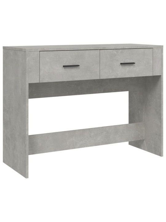 Konzolový stolek betonově šedý 100x39x75 cm kompozitní dřevo