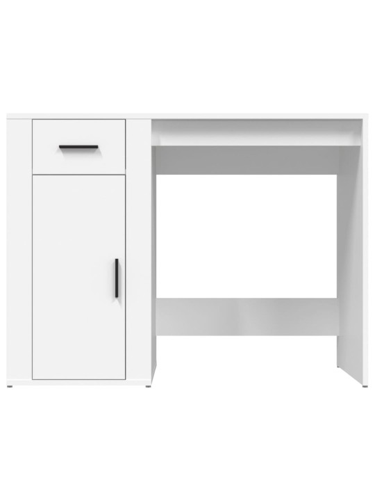 Psací stůl bílý 100 x 49 x 75 cm kompozitní dřevo