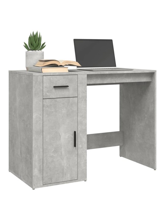 Psací stůl betonově šedý 100 x 49 x 75 cm kompozitní dřevo