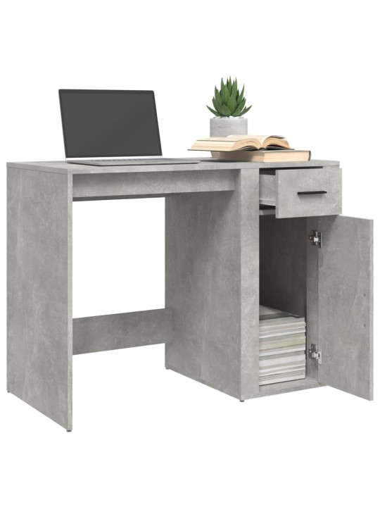 Psací stůl betonově šedý 100 x 49 x 75 cm kompozitní dřevo